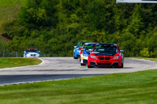 #20 BMW M240iR Cup of Rob Slonaker, Auto Technic Racing, TC, SRO America, Road America,  Elkhart Lake,  WI, July 2020. | Fabian Lagunas/SRO
