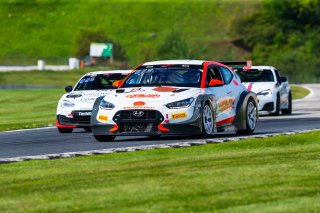 #74 Hyundai Veloster N of Tyler Maxson, Copeland Motorsports, TCR, SRO America, Road America,  Elkhart Lake,  WI, July 2020. | Fabian Lagunas/SRO