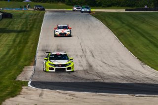 #99 Honda Civic Type-R of Victor Gonzalez Jr, VGMC Racing, TCR, SRO America, Road America,  Elkhart Lake,  WI, July 2020. | Fabian Lagunas/SRO