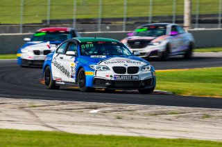 #26 BMW M240iR Cup of Toby Grahovec, Classic BMW, TC, SRO America, Road America,  Elkhart Lake,  WI, July 2020. | Fabian Lagunas/SRO