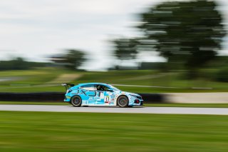 #17 Honda Civic Type-R of Scott Smithson, DXDT Racing, TCR, SRO America, Road America,  Elkhart Lake,  WI, July 2020. | Fabian Lagunas/SRO
