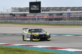 #77 Honda Civic Type-R of Taylor Hagler, LA Honda World Racing, TCR,    
2020 SRO Motorsports Group - COTA2, Austin TX
Photographer: Gavin Baker/SRO | © 2020 Gavin Baker

