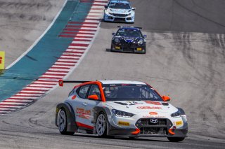 #74 Hyundai Veloster N of Tyler Maxson, Copeland Motorsports, TCR, SRO America, Circuit of the Americas, Austin TX, September 2020.
 | Brian Cleary/SRO