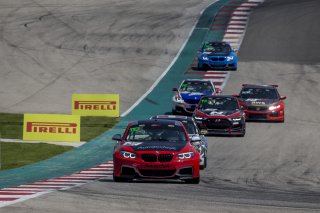 #20 BMW M240iR Cup of John Castro Dubets, Auto Technic Racing, TC, SRO America, Circuit of the Americas, Austin TX, September 2020.
 | Brian Cleary/SRO