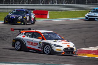 #74 Hyundai Veloster N of Tyler Maxson, Copeland Motorsports, TCR, SRO America, Circuit of the Americas, Austin TX, September 2020.
 | Brian Cleary/SRO