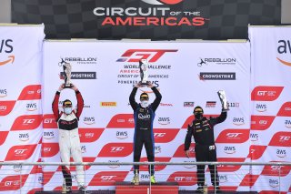 #99 Honda Civic Type-R of Victor Gonzalez Jr, VGMC Racing, TCR,   
#5 Alfa Romeo Giulietta of Roy Block, KMW Motorsports, TCR, 
#17 Honda Civic Type-R of Scott Smithson, DXDT Racing, TCR, 

2020 SRO Motorsports Group - COTA2, Austin TX
Photographer: Gavin | &copy; 2020 Gavin Baker
