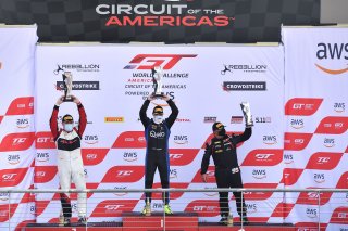 #99 Honda Civic Type-R of Victor Gonzalez Jr, VGMC Racing, TCR,   
#5 Alfa Romeo Giulietta of Roy Block, KMW Motorsports, TCR, 
#17 Honda Civic Type-R of Scott Smithson, DXDT Racing, TCR, 

2020 SRO Motorsports Group - COTA2, Austin TX
Photographer: Gavin | &copy; 2020 Gavin Baker
