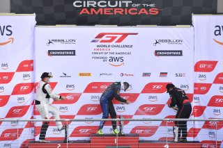 #99 Honda Civic Type-R of Victor Gonzalez Jr, VGMC Racing, TCR,   
#5 Alfa Romeo Giulietta of Roy Block, KMW Motorsports, TCR, 
#17 Honda Civic Type-R of Scott Smithson, DXDT Racing, TCR, 

2020 SRO Motorsports Group - COTA2, Austin TX
Photographer: Gavin | &copy; 2020 Gavin Baker
