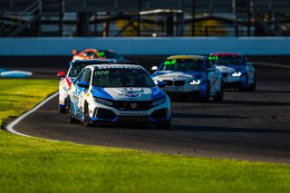 #37 Honda Civic Type-R, Mike LaMarra, LA Honda World Racing, TC, IN, Indianapolis, Indianapolis Motor Speedway, SRO, September 2020.
 | Fabian Lagunas/SRO
