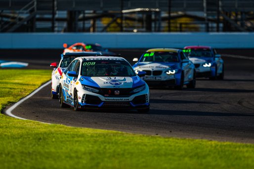 #37 Honda Civic Type-R, Mike LaMarra, LA Honda World Racing, TC, IN, Indianapolis, Indianapolis Motor Speedway, SRO, September 2020.
 | Fabian Lagunas/SRO