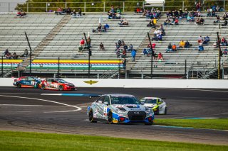 #44 Audi Sport RS3 LMS of Tristan Herbert, New German Performance, TC, IN, Indianapolis, Indianapolis Motor Speedway, SRO, September 2020.
 | Fabian Lagunas/SRO