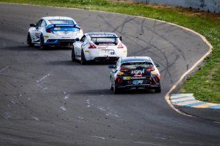 #18 Hyundai Veloster Turbo TCA of Caleb Bacon, Forbush Performance, TCA, TC America, SRO America Sonoma Raceway, Sonoma, CA, March 2021.   | Brian Cleary/SRO