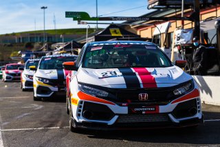 #29 Honda Civic Type-R of Lindsay Brewer, Skip Barber Racing School, TC, TC America, SRO America Sonoma Raceway, Sonoma, CA, March 2021 | Fabian Lagunas 2021