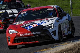 #22 Toyota 86 of Jesse Love, TechSport Racing, TCA, TC America, SRO America Sonoma Raceway, Sonoma, CA, March 2021.   | Brian Cleary/BCPix.com