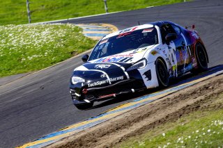 #24 Toyota 86 of Sammy Smith, TechSport Racing, TCA, TC America, SRO America Sonoma Raceway, Sonoma, CA, March 2021.   | Brian Cleary/BCPix.com