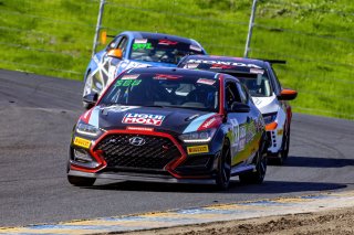 SRO America Sonoma Raceway, Sonoma, CA, March 2021.  #88 Hyundai Veloster N TC of Michael Sousa, Genracer,  TC, TC America,  | Brian Cleary/BCPix.com