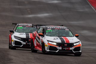 #29 Honda Civic Type-R of Lindsay Brewer, Skip Barber Racing School, TC, TC America, SRO America, Circuit of the Americas, Austin, Texas, April May 2021. | Sarah Weeks/SRO             