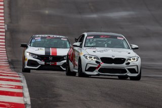 #30 BMW M2 CS (Cup) of Steve Streimer, Hard Motorsport, TCX, TC America, SRO America, Circuit of the Americas, Austin, Texas, April May 2021. | Sarah Weeks/SRO             
