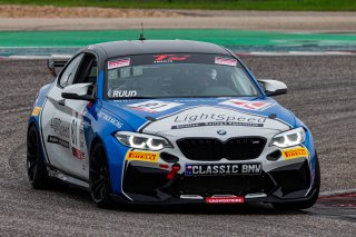 #81 BMW M2 CS (Cup) of Jacob Ruud, Classic BMW, TCX, TC America, SRO America, Circuit of the Americas, Austin, Texas, April May 2021. | Sarah Weeks/SRO             