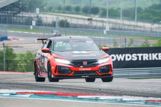 #9 Honda Civic Type-R of Kevin Boehm, DXDT Racing, TC, TC America, SRO America, Circuit of the Americas, Austin, Texas, April May 2021. | SRO Motorsports Group