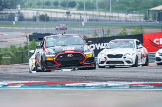 #88 Hyundai Veloster N TC of Kurt Washeim, Genracer, TC, TC America, SRO America, Circuit of the Americas, Austin, Texas, April May 2021. | SRO Motorsports Group