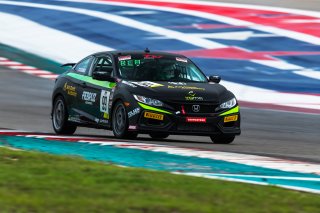 #99 Honda Civic Si of Jose Blanco, VGMC, TCA, TC America, SRO America, Circuit of the Americas, Austin, TX April May 2021. | Fabian Lagunas/SRO