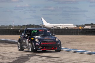 #60  Mini Cooper GP3 of Derek Jones, MINI JCW Team, TC, TC America, SRO America, Sebring International Raceway, Sebring, FL, September 2021.
 | Regis Lefebure/SRO