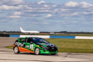 #33 Hyundai Veloster Turbo TCA of Luke Rumburg, Forbush Performance, TCA, TC America, SRO America, Sebring International Raceway, Sebring, FL, September 2021.
 | Regis Lefebure/SRO