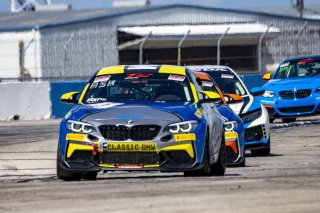 #3 BMW M2 CS of Olivia Askew, Classic BMW, TCX, TC America, SRO America, Sebring International Raceway, Sebring, FL, September 2021.
 | Brian Cleary/SRO