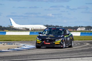#99 Honda Civic Si of Jose Blanco, VGMC, TCA, TC America, SRO America, Sebring International Raceway, Sebring, FL, September 2021.
 | Brian Cleary/SRO