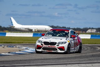 #30 BMW M240iR of Steve Streimer, Hard Motorsport, TCX, TC America, SRO America, Sebring International Raceway, Sebring, FL, September 2021.
 | Brian Cleary/SRO