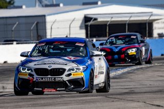 #81 BMW M2 CS of Jacob Ruud, Classic BMW, TCX, TC America, SRO America, Sebring International Raceway, Sebring, FL, September 2021.
 | Brian Cleary/SRO