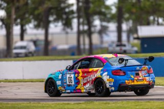 #06 BMW M240iR of Matthew Ibrahim, Garagistic, TC, TC America, SRO America, Sebring International Raceway, Sebring, FL, September 2021. | Regis Lefebure/SRO