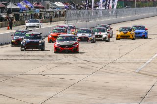 #9 Honda Civic Type-R of Kevin Boehm, DXDT Racing, TC, TC America, SRO America, Sebring International Raceway, Sebring, FL, September 2021.
 | Dave Green/SRO