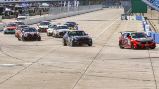 #9 Honda Civic Type-R of Kevin Boehm, DXDT Racing, TC, TC America, SRO America, Sebring International Raceway, Sebring, FL, September 2021.
 | Dave Green/SRO