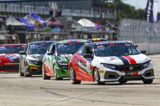 #16 Honda Civic Si of Carter Fartuch, Skip Barber Racing School, TCA, TC America, SRO America, Sebring International Raceway, Sebring, FL, September 2021.
 | Dave Green/SRO