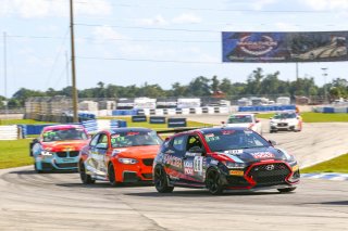 #88 Hyundai Veloster N TC of Kurt Washeim, Genracer, TC, TC America, SRO America, Sebring International Raceway, Sebring, FL, September 2021.
 | Dave Green/SRO