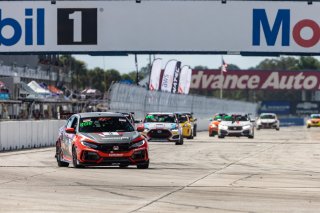 #9 Honda Civic Type-R of Kevin Boehm, DXDT Racing, TC, TC America, SRO America, Sebring International Raceway, Sebring, FL, September 2021.
 | Regis Lefebure/SRO