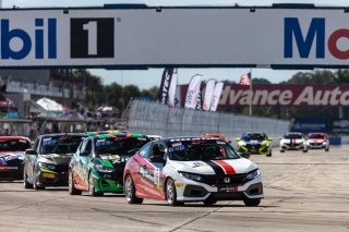 #16 Honda Civic Si of Carter Fartuch, Skip Barber Racing School, TCA, TC America, SRO America, Sebring International Raceway, Sebring, FL, September 2021.
 | Regis Lefebure/SRO