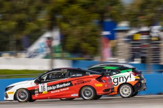 #16 Honda Civic Si of Carter Fartuch, Skip Barber Racing School, TCA, TC America, SRO America, Sebring International Raceway, Sebring, FL, September 2021.
 | Regis Lefebure/SRO