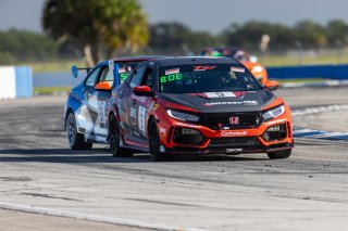 #9 Honda Civic Type-R of Kevin Boehm, DXDT Racing, TC, TC America, SRO America, Sebring International Raceway, Sebring, FL, September 2021.
 | Regis Lefebure/SRO
