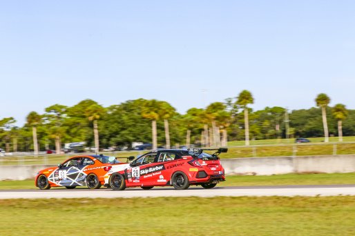 #28 Honda Civic Type-R of Ken Fukuda, Skip Barber Racing, TC, TC America, SRO America, Sebring International Raceway, Sebring, FL, September 2021.
 | Dave Green/SRO              