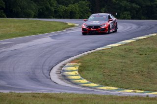 #9 Honda Civic Type-R of Kevin Boehm, DXDT Racing, TC, TC America, SRO America, Virginia International Raceway, Alton, VA, June 2021.
 | Brian Cleary/SRO