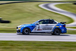 #81 BMW M2 CS of Jacob Ruud, Classic BMW, TCX, TC America, SRO America, Virginia International Raceway, Alton, VA, June 2021.
 | Brian Cleary/SRO