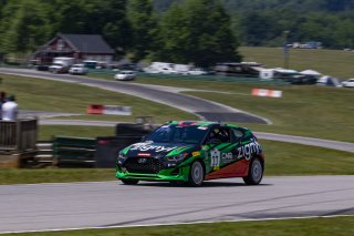 #33 Hyundai Veloster Turbo TCA of Luke Rumburg, Forbush Performance, TCA, TC America, SRO America, Virginia International Raceway, Alton, VA, June 2021.
 | Brian Cleary/SRO