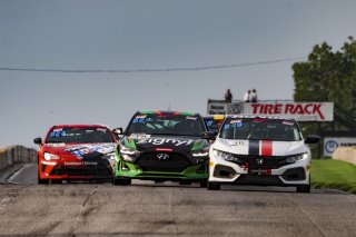 #16 Honda Civic Si of Carter Fartuch, Skip Barber Racing School, TCA, TC America, SRO America, Road America, Elkhart Lake, Aug 2021.
 | Brian Cleary/SRO
