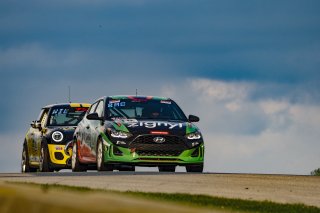 #33 Hyundai Veloster Turbo TCA of Luke Rumburg, Forbush Performance, TCA, TC America, SRO America, Road America, Elkhart Lake, Aug 2021.
 | Brian Cleary/SRO