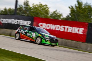 #33 Hyundai Veloster Turbo TCA of Luke Rumburg, Forbush Performance, TCA, TC America, SRO America, Road America, Elkhart Lake, Aug 2021.
 | Brian Cleary/SRO