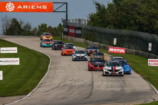 #92 Honda Civic Type-R of Eric Powell, Skip Barber Racing School, TC, TC America, SRO America, Road America, Elkhart Lake, Aug 2021.
 | Sarah Weeks/SRO             