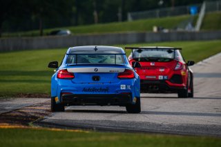 #51 BMW M240iR of Austen Smith, Auto Technic Racing, TC, TC America, SRO America, Road America, Elkhart Lake, Aug 2021.
 | Sarah Weeks/SRO             